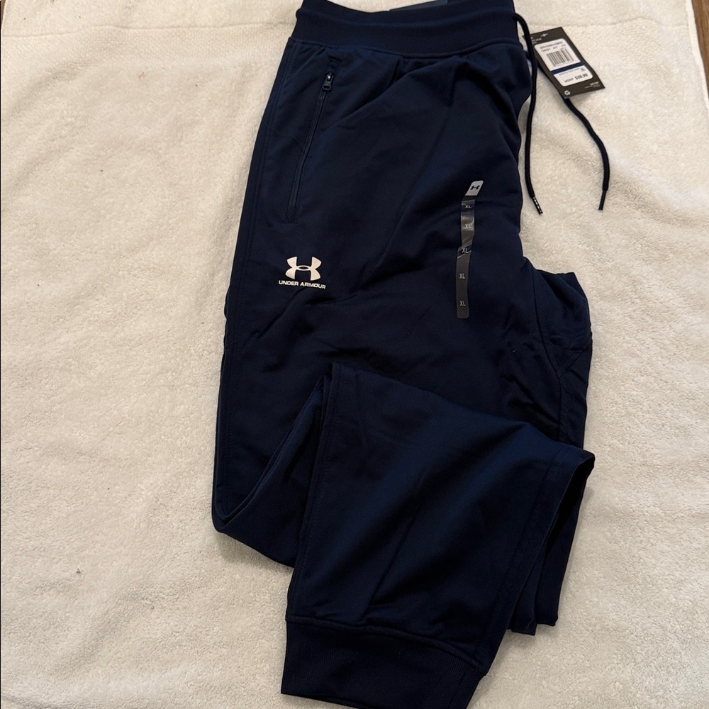 Under Armour Dark Blue Athletic Pants - Picture 2 of 4